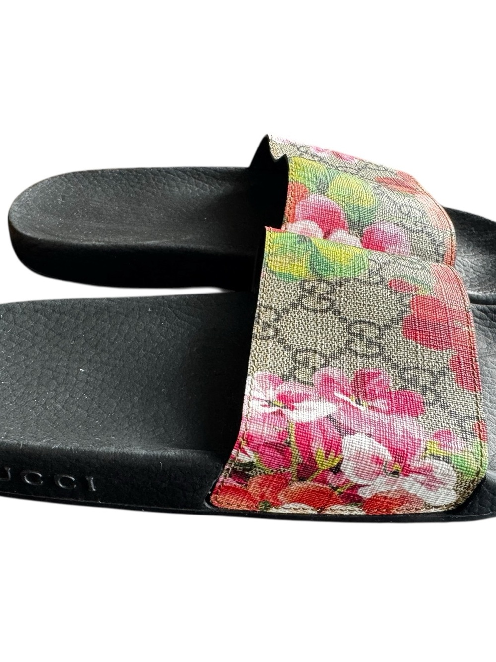NEW! GUCCI GG Blooms Supreme Slides US 5 - Picture 4 of 8